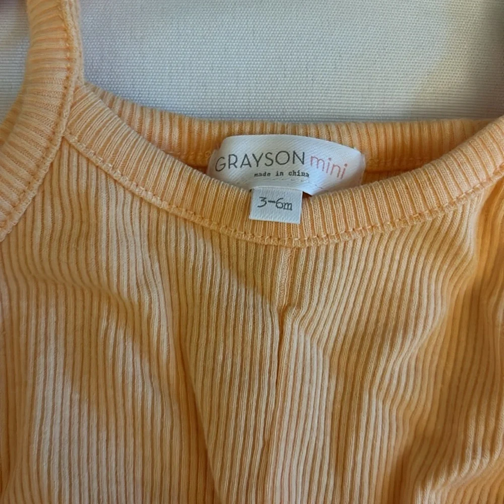 Grayson Mini Romper Orange Size 3-6 months